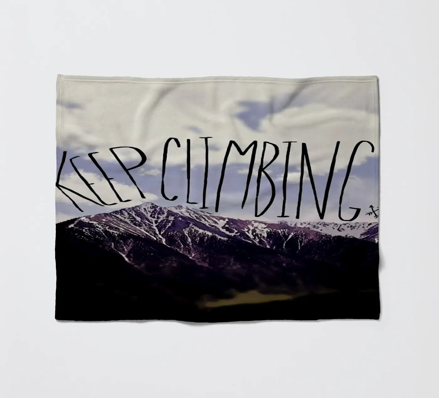 Keep climbing Fleecedecke von Leah Flores