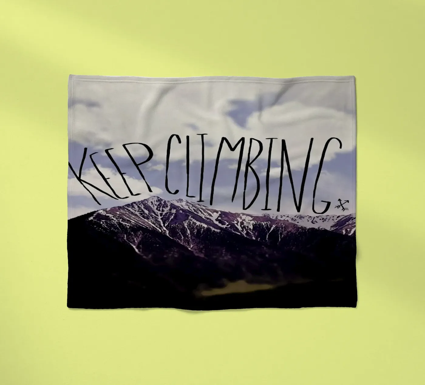 Keep climbing Fleecedecke von Leah Flores