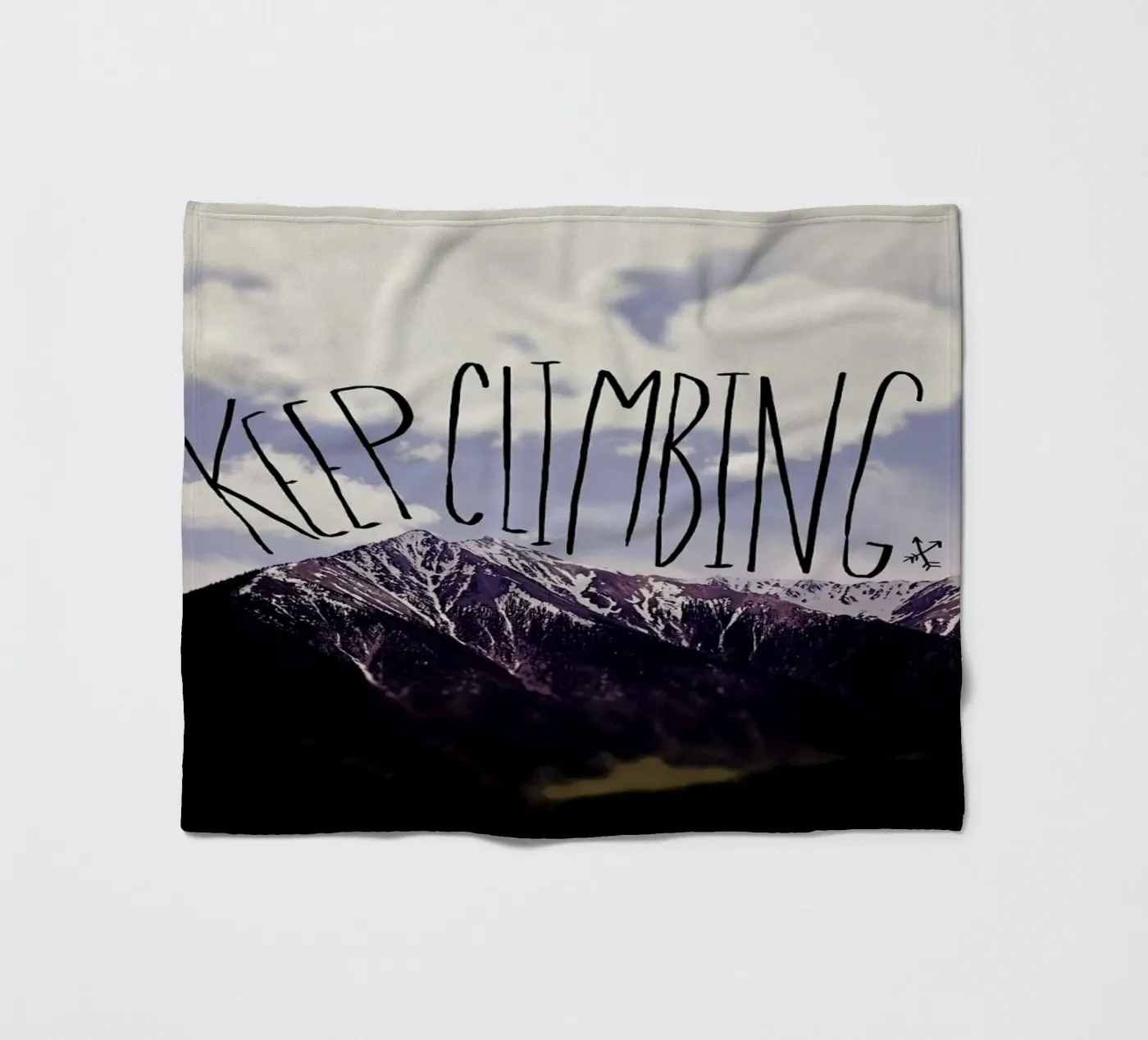 Keep climbing Fleecedecke von Leah Flores