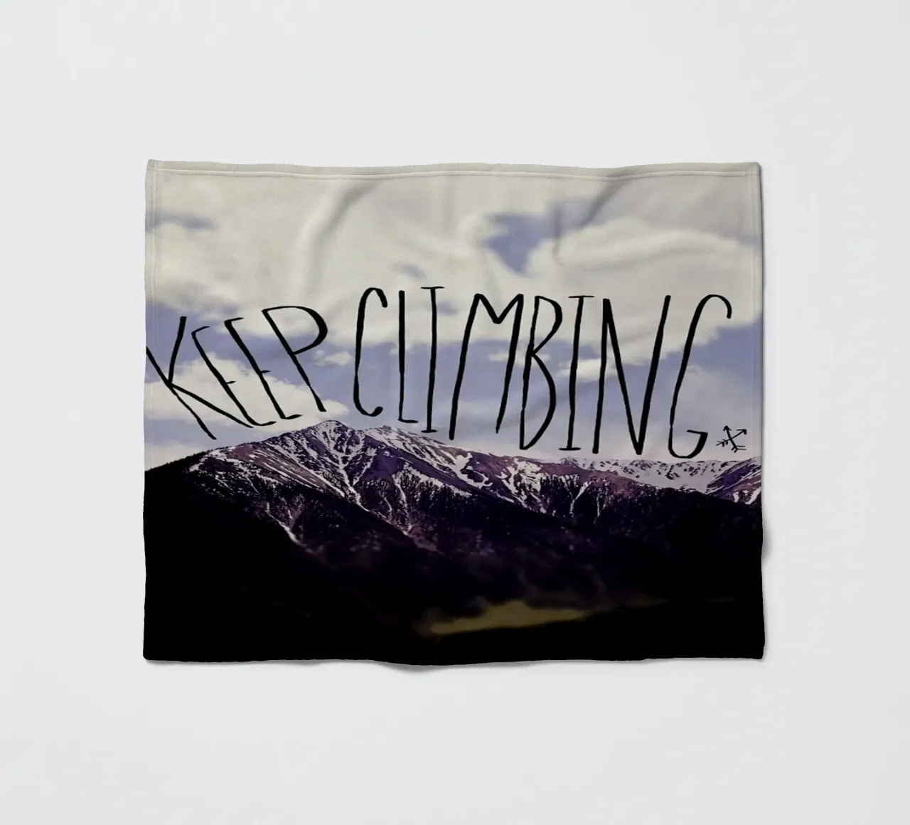 Keep climbing fleecedeken van Leah Flores