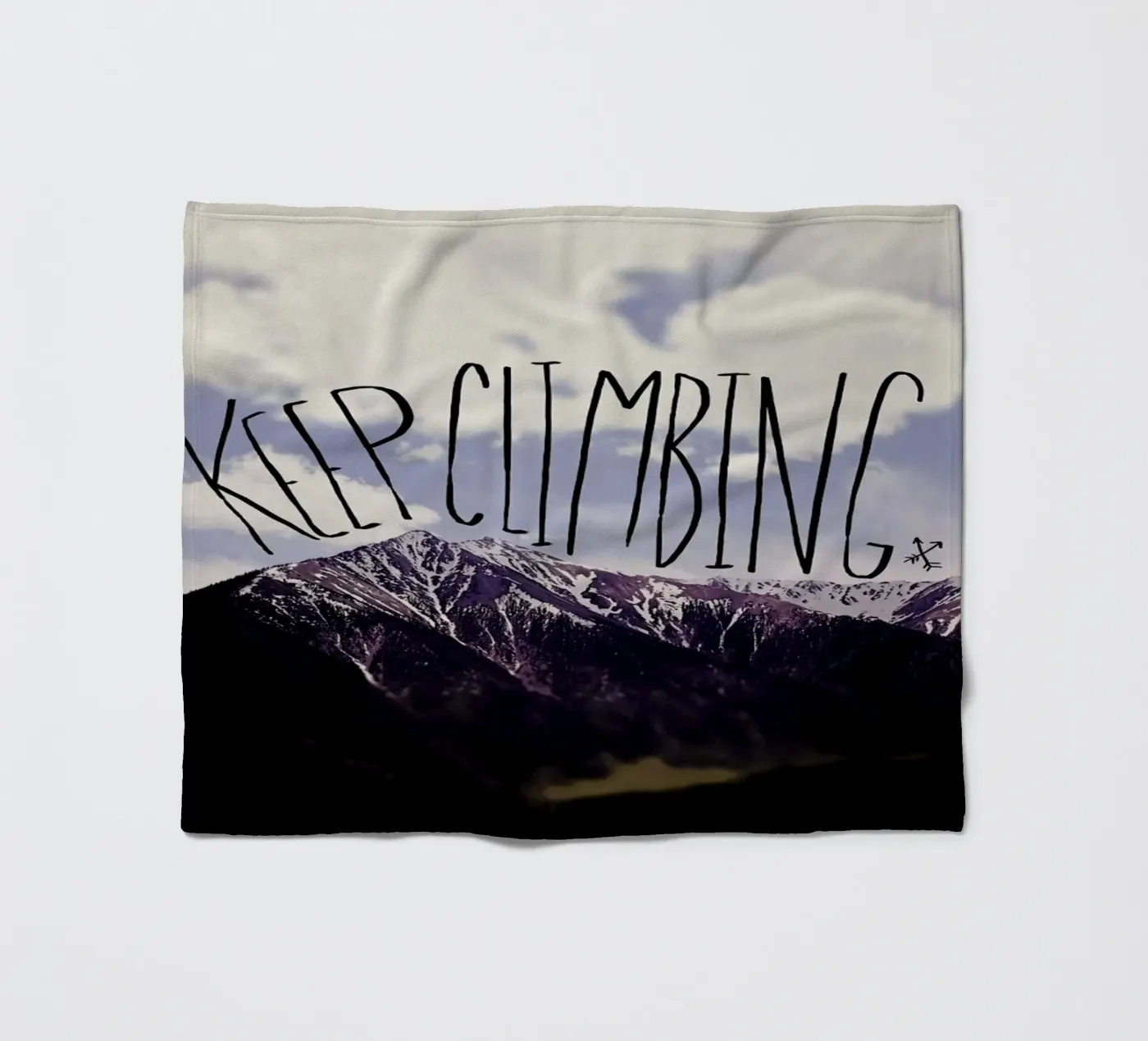 Keep climbing Fleecedecke von Leah Flores