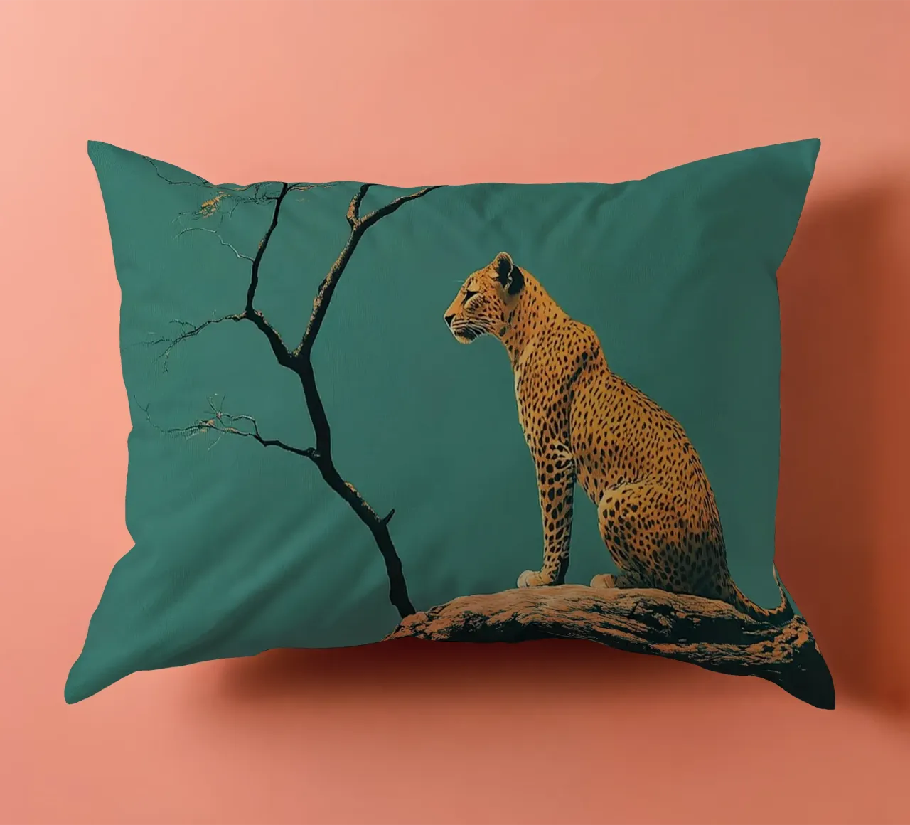 Leopard cuscino da Nikis Art Studio