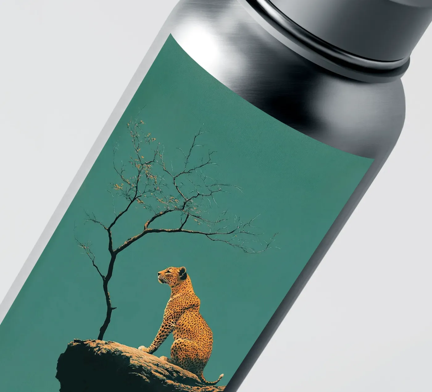 Leopard sticker by Nikis Art Studio