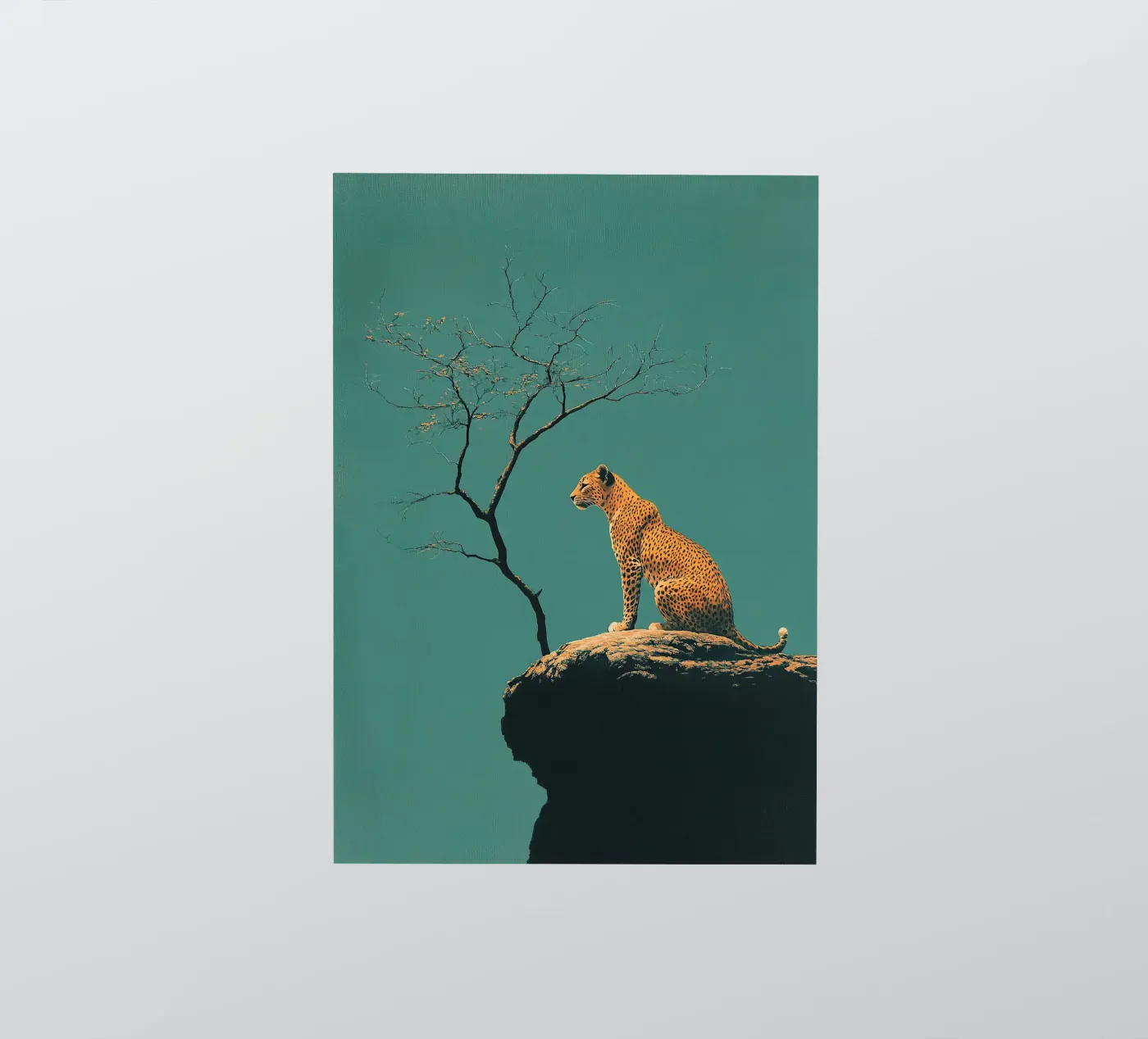 Leopard sticker by Nikis Art Studio
