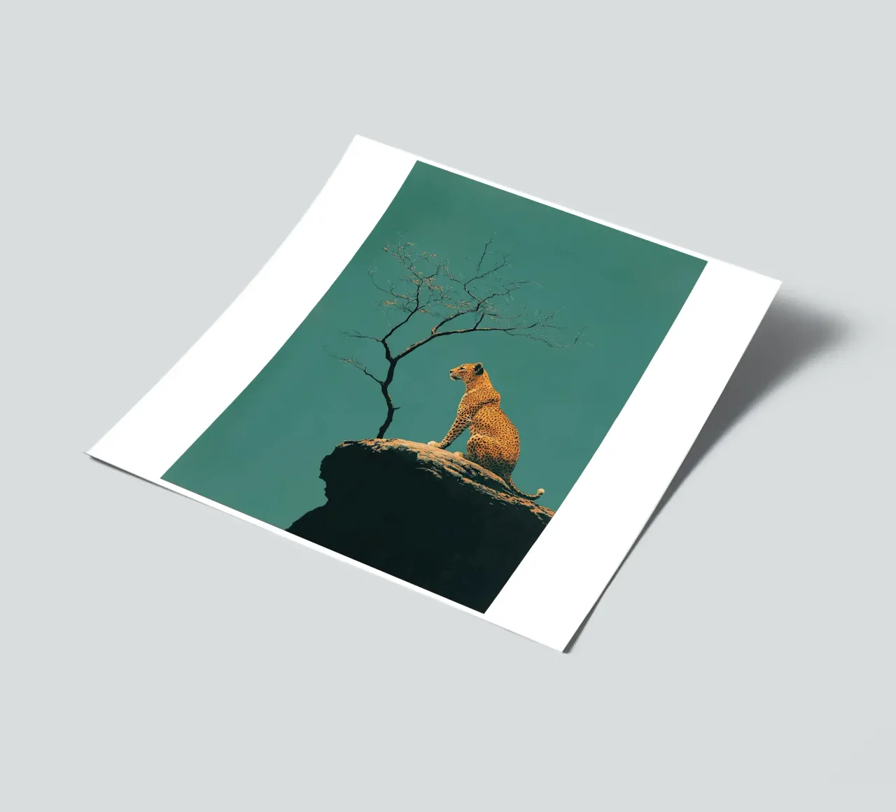 Leopard Stickerbogen von Nikis Art Studio