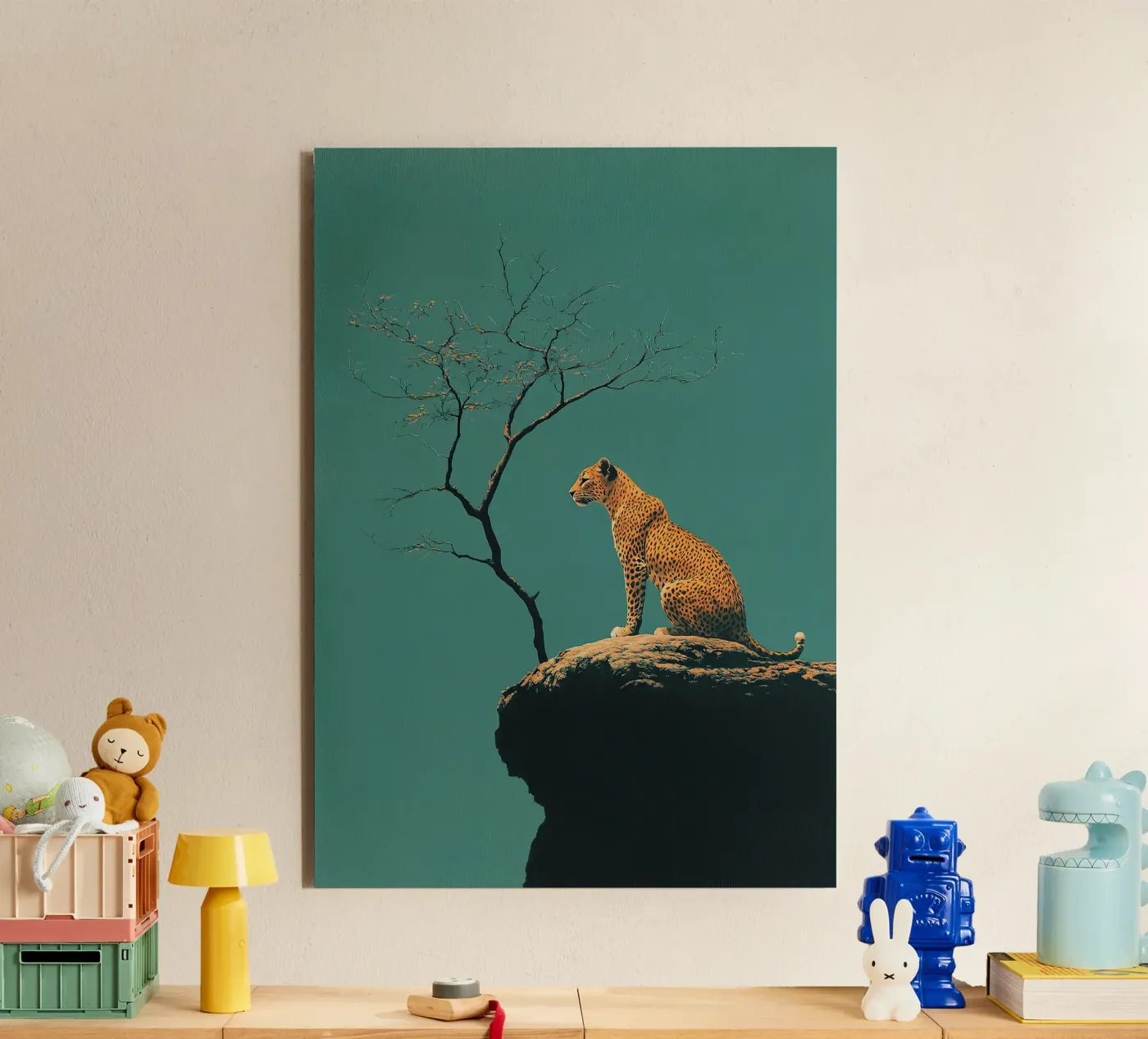 Leopard alluminio dibond da Nikis Art Studio