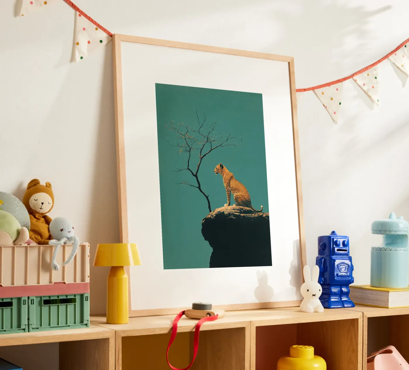 Leopard poster by Nikis Art Studio