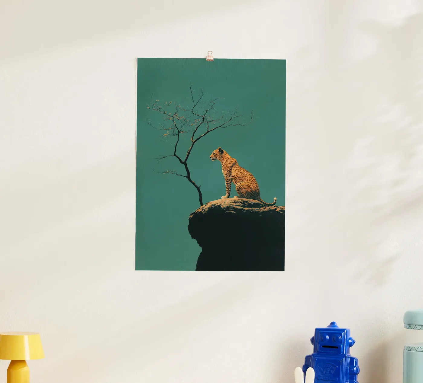 Leopard poster by Nikis Art Studio