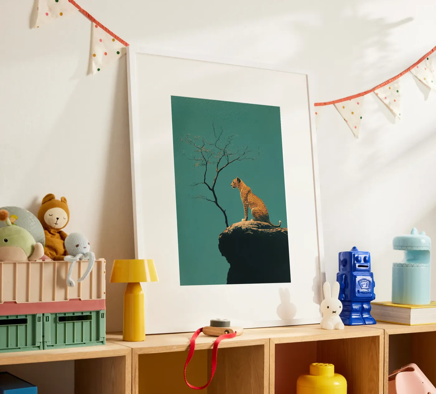 Leopard poster by Nikis Art Studio