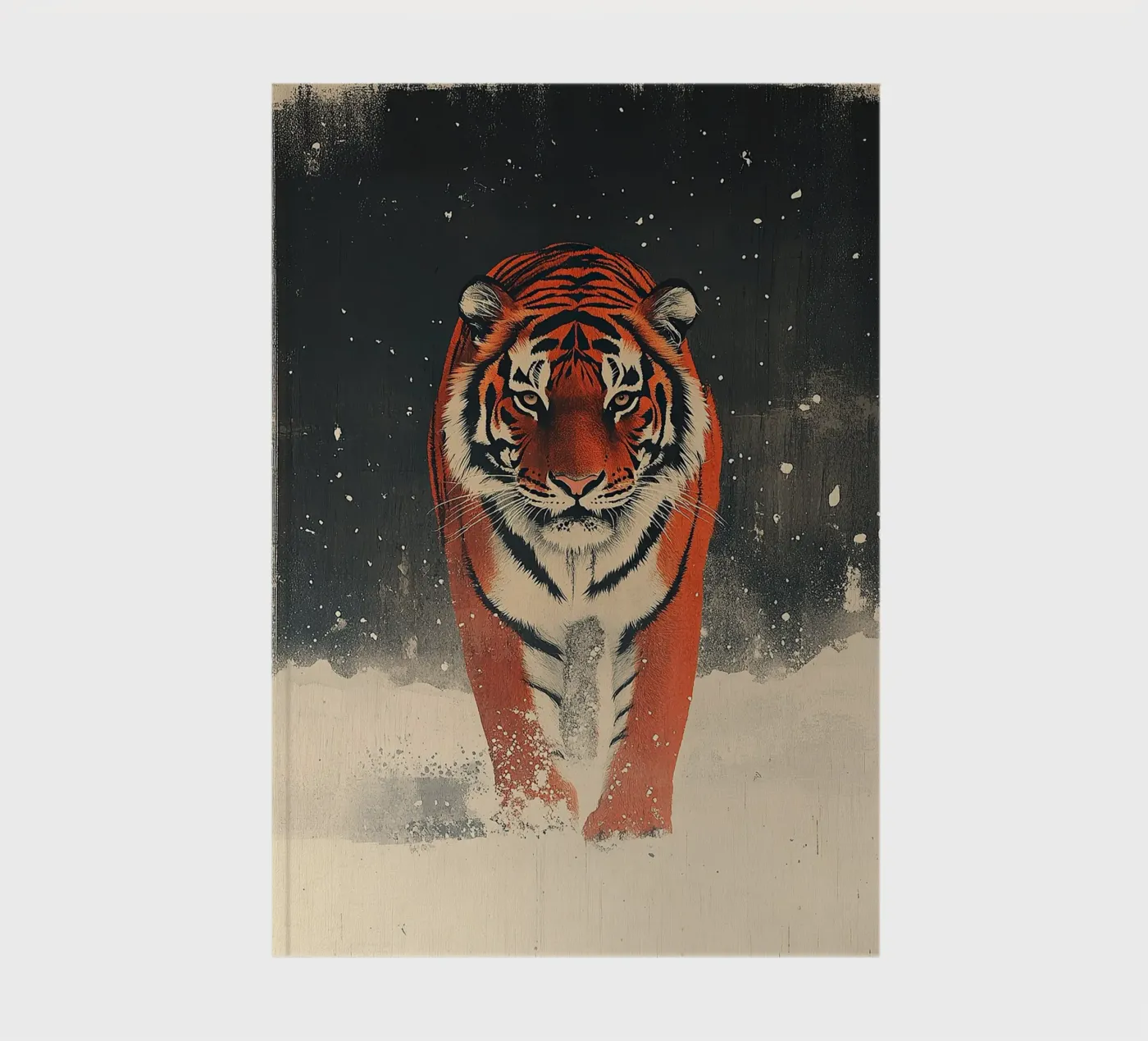 Tiger notebook by Nikis Art Studio