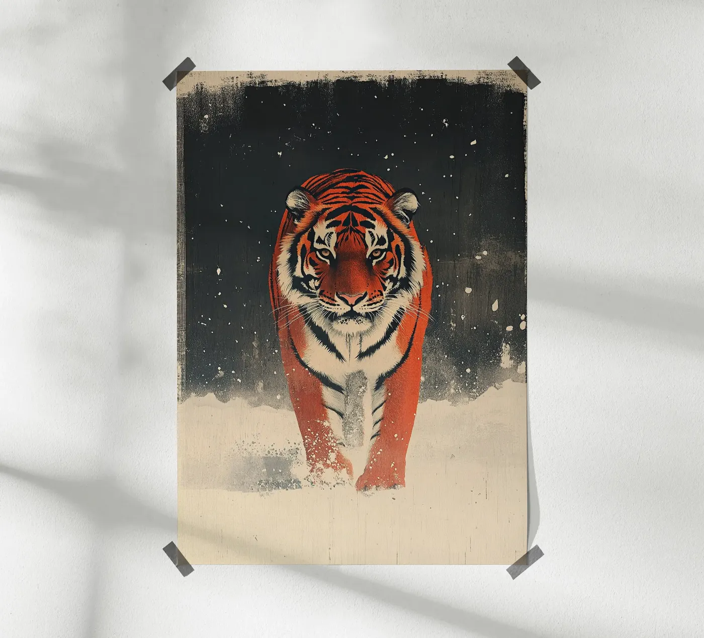 Tiger poster by Nikis Art Studio