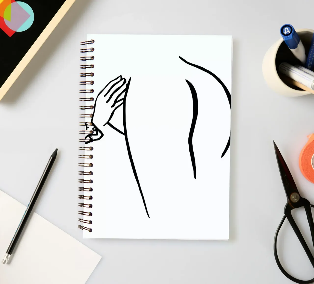 Amour spiral notebook by Ninhol