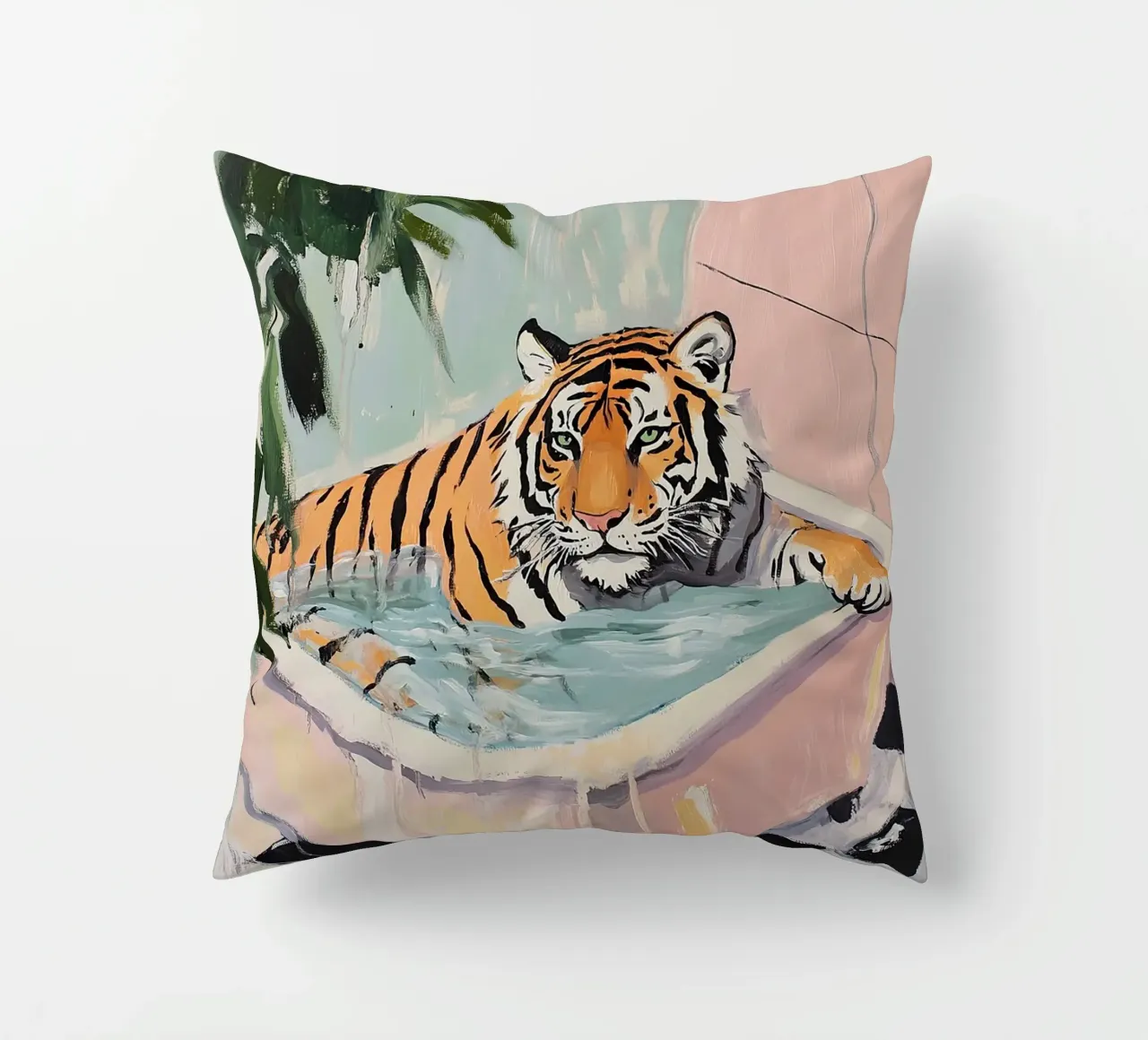 Tigre cuscino da Nikis Art Studio