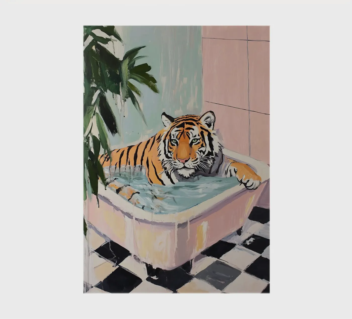 Tiger notebook by Nikis Art Studio