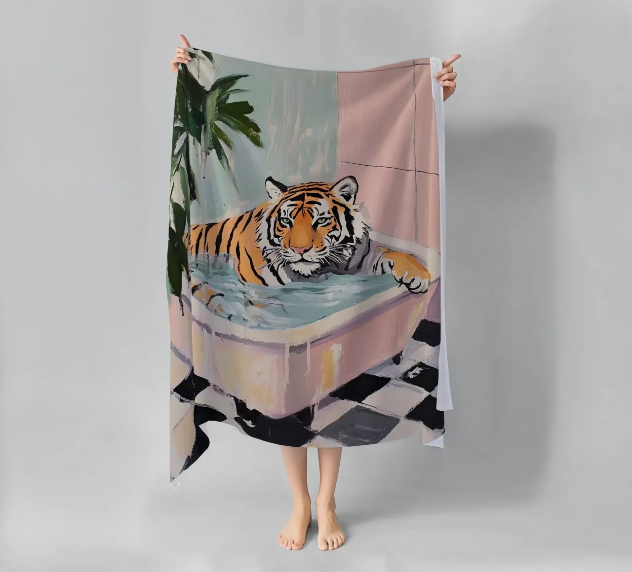 Tiger telo mare da Nikis Art Studio