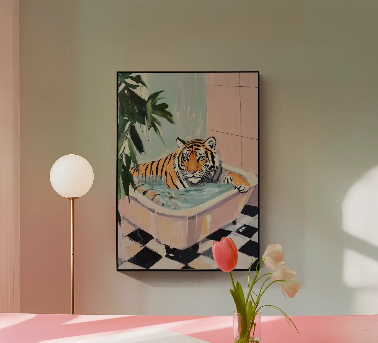 Tigre plexiglass da Nikis Art Studio