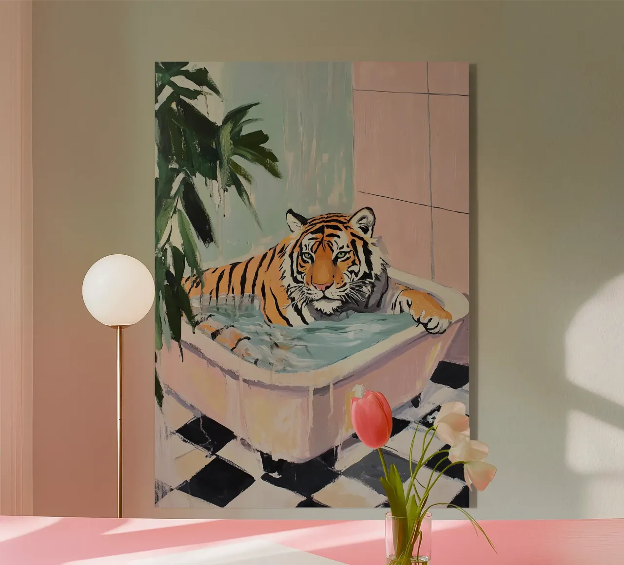 Tigre plexiglass da Nikis Art Studio