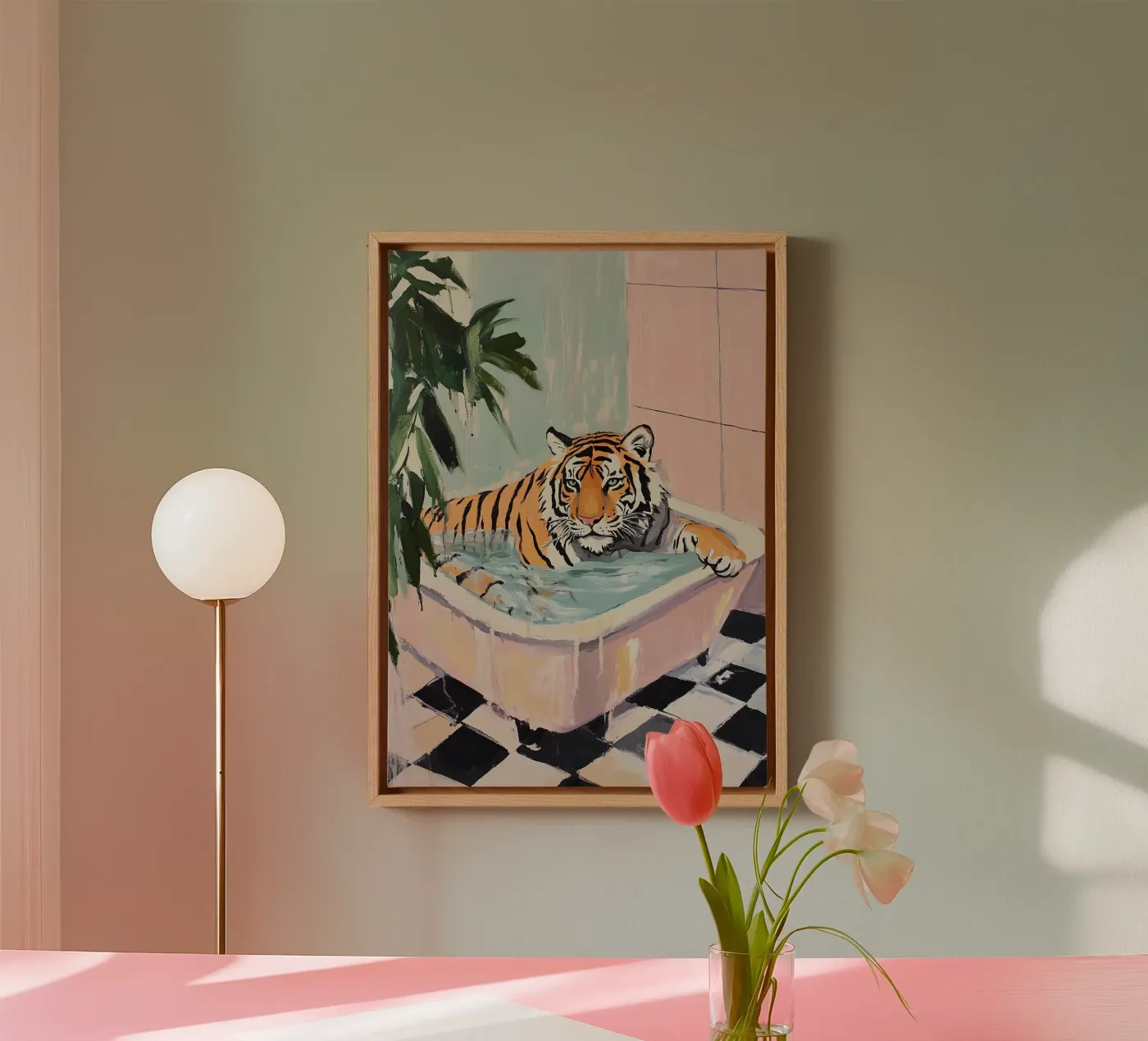 Tigre tela da Nikis Art Studio