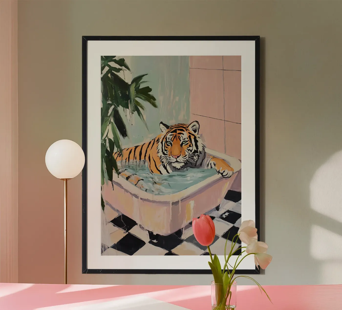 Tiger poster by Nikis Art Studio
