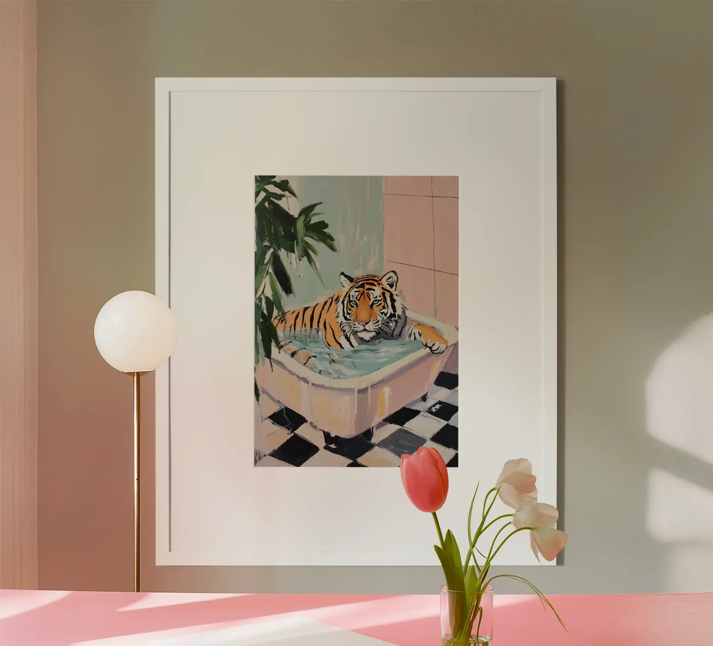 Tiger poster by Nikis Art Studio