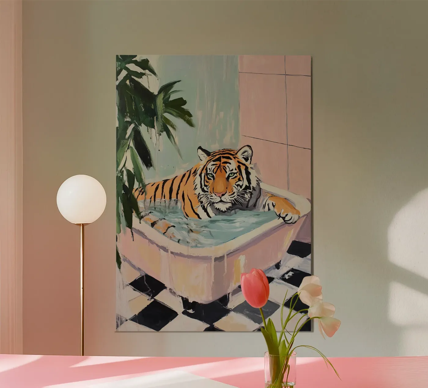 Tiger poster by Nikis Art Studio