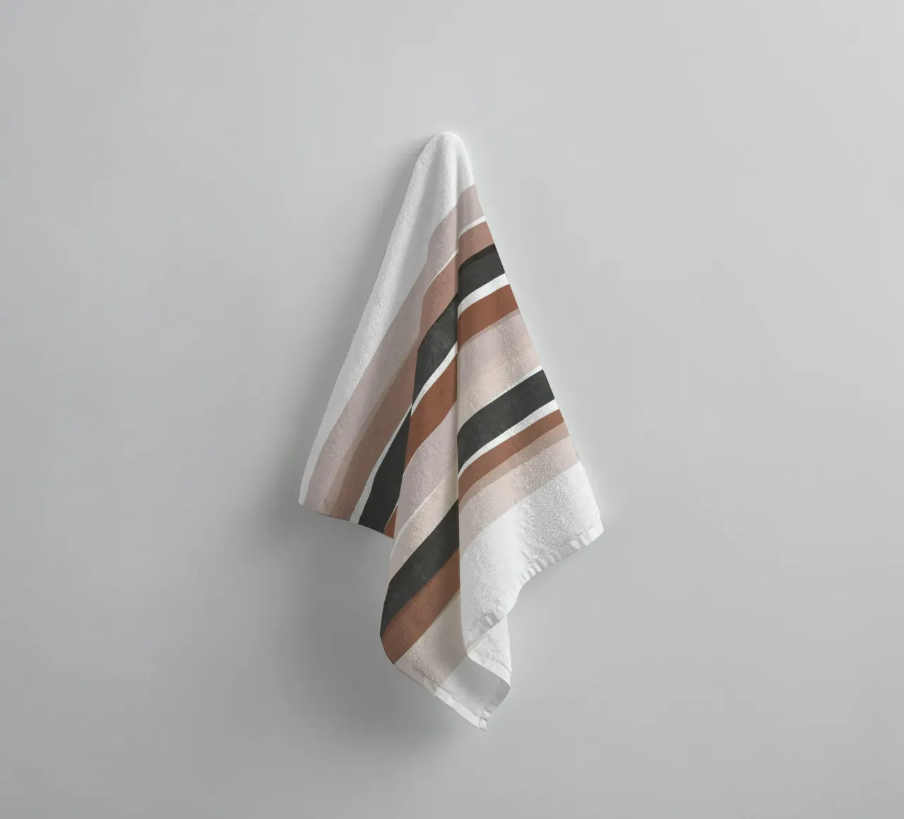 Strisce geometriche astratte asciugamano da bagno da Melloi Art Print
