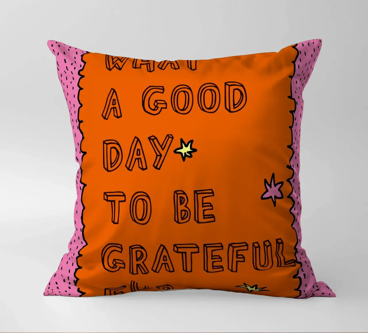 What a good day to be grateful cuscino da thesoulhugclub