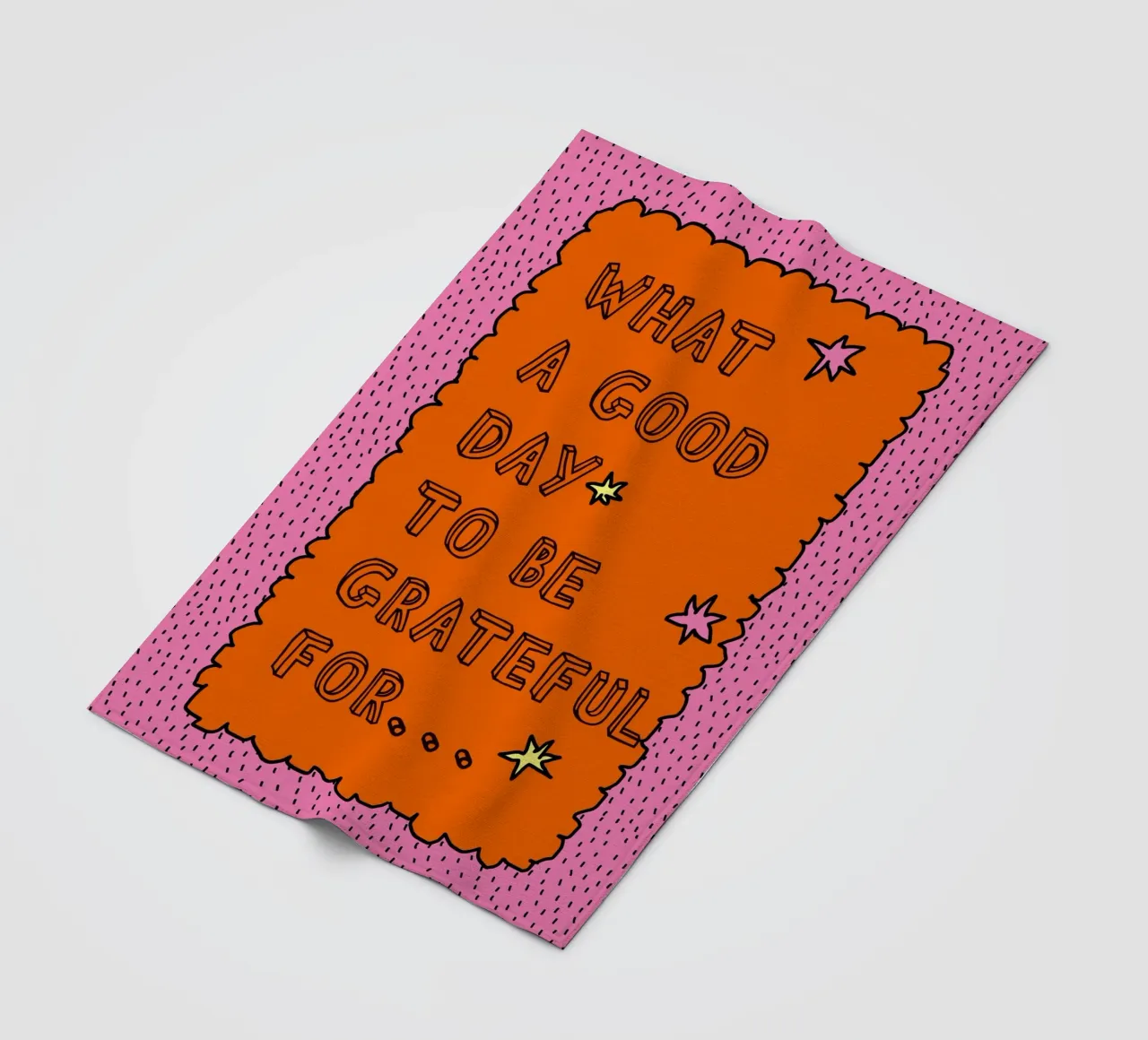 What a good day to be grateful coperta in pile da thesoulhugclub