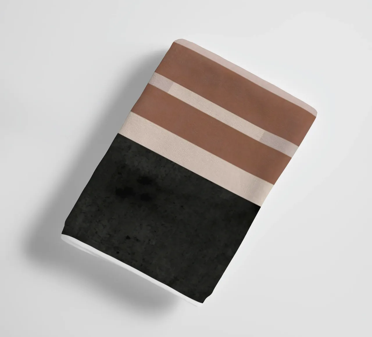 Astratto geometrico dai toni terrosi asciugamano da bagno da Melloi Art Print