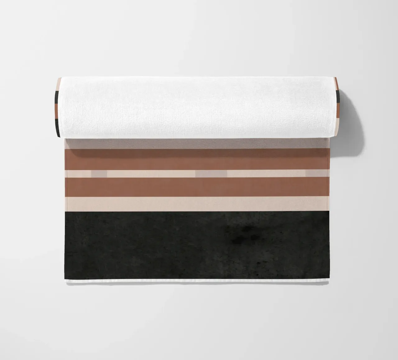 Astratto geometrico dai toni terrosi telo mare da Melloi Art Print