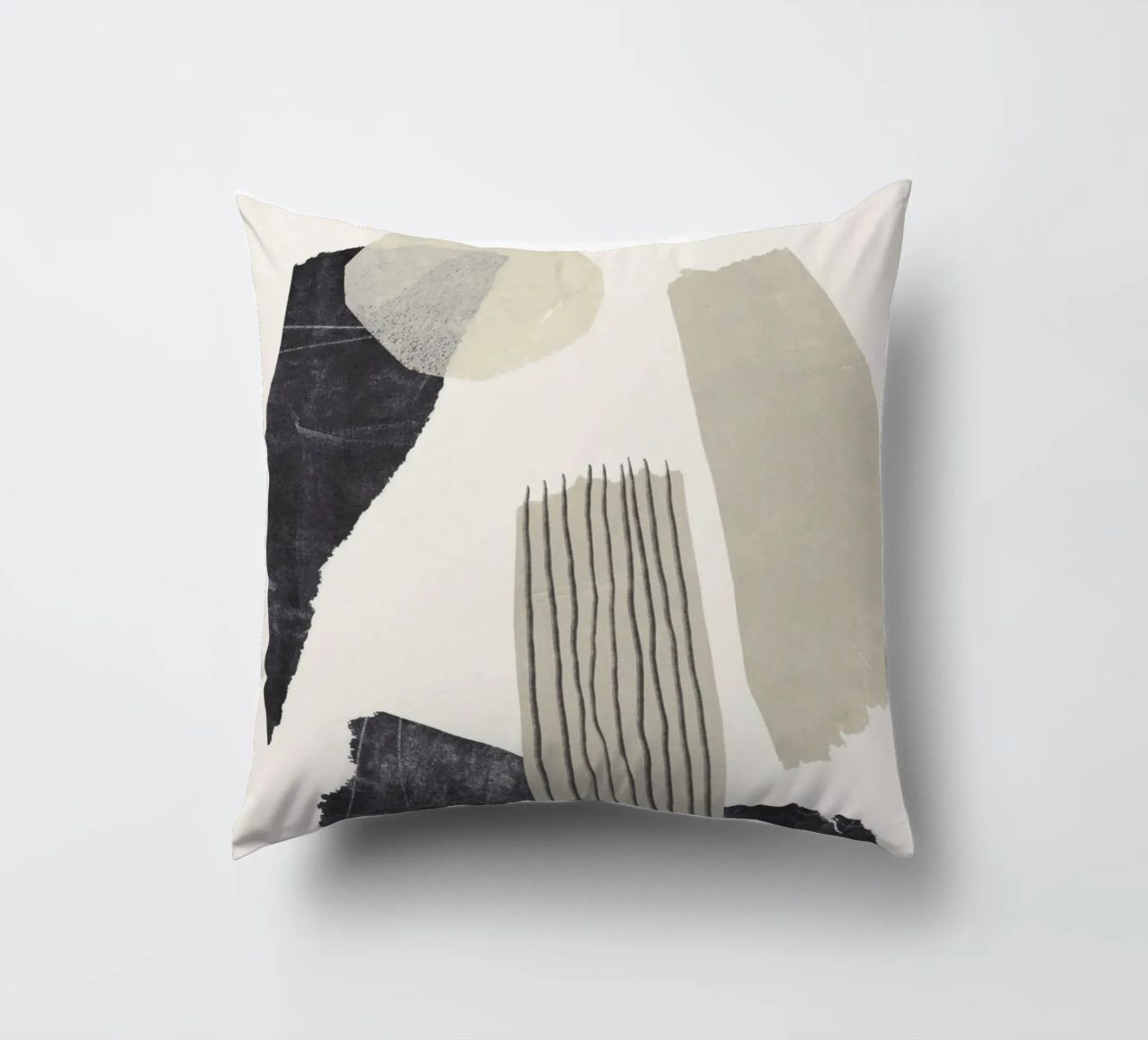 Forme monocromatiche #2 cuscino da Alisa Galitsyna