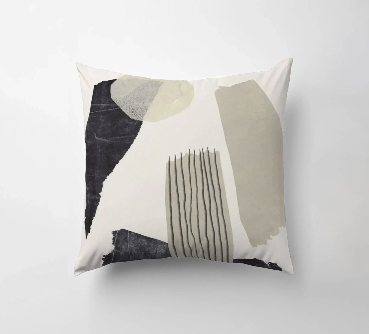 Forme monocromatiche #2 cuscino da Alisa Galitsyna