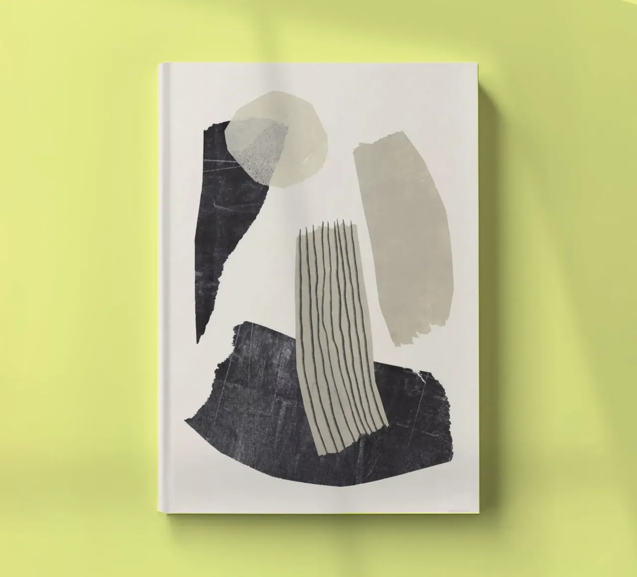 Monochrome Shapes #2 notebook by Alisa Galitsyna