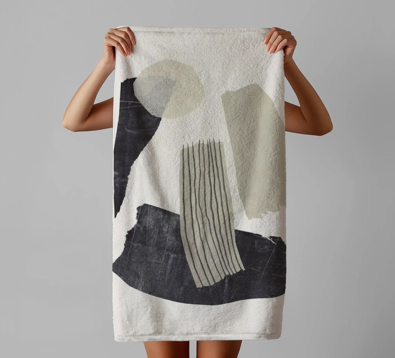 Forme monocromatiche #2 asciugamano da bagno da Alisa Galitsyna