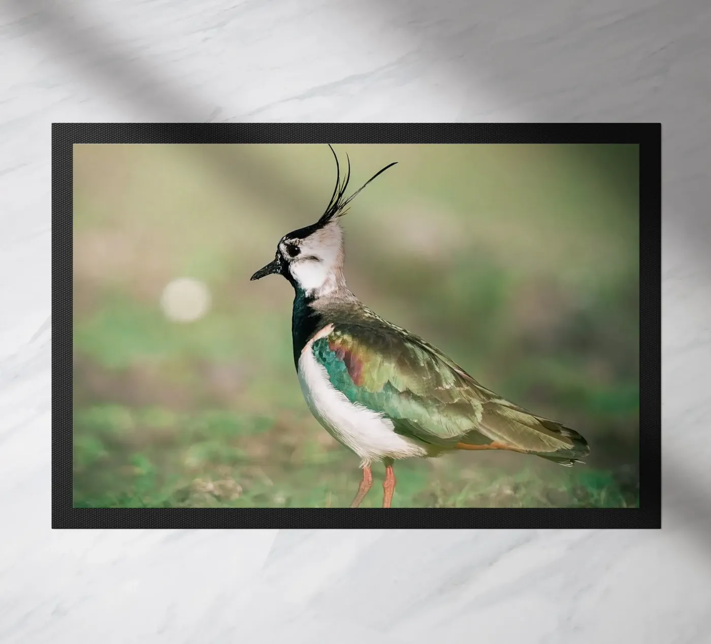 Lapwing doormat by Tom's Wildlife