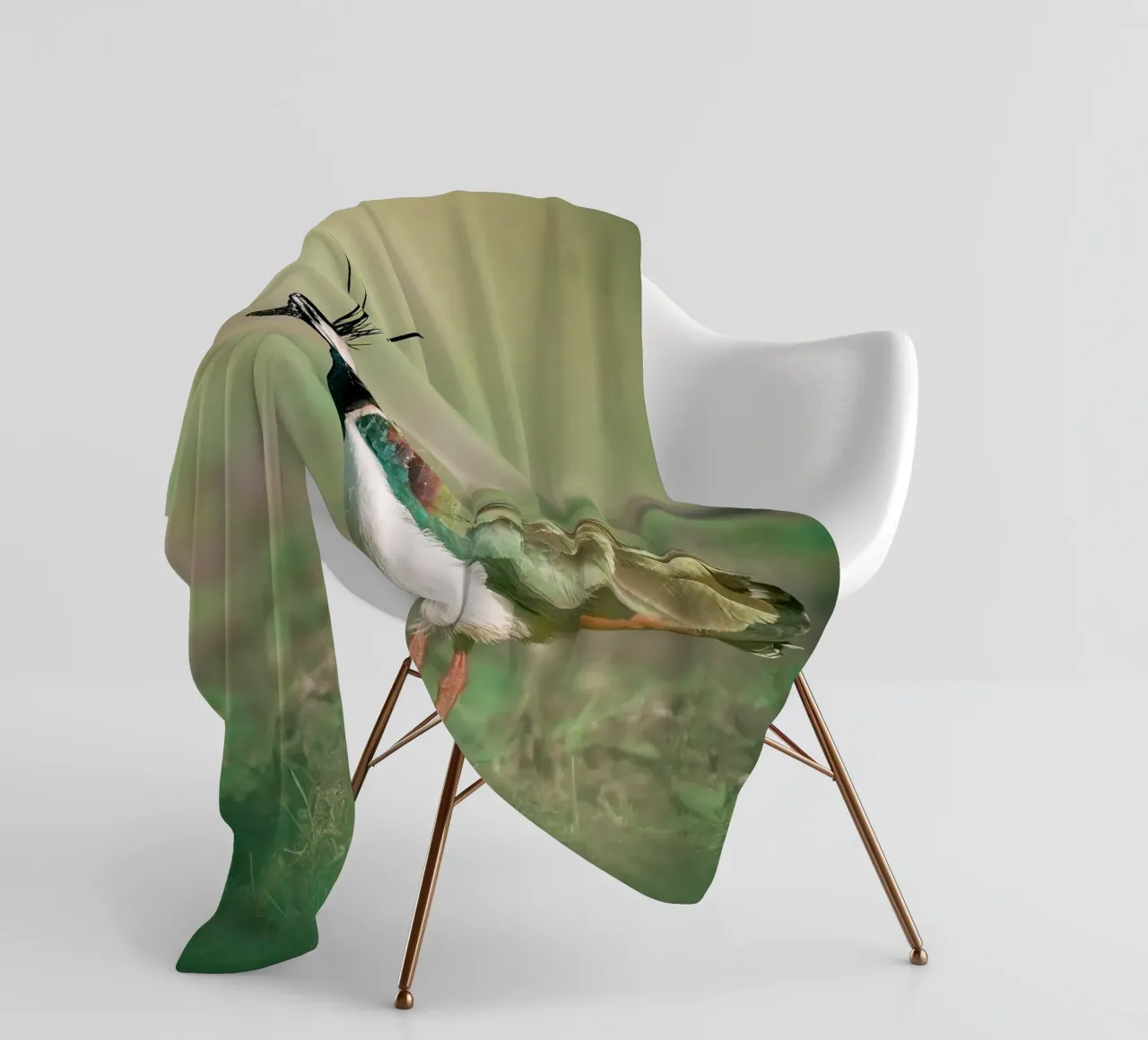 Kiebitz Fleecedecke von Tom's Wildlife