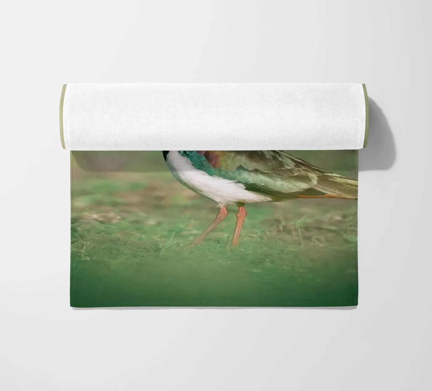 Lapwing beach towel by Tom's Wildlife