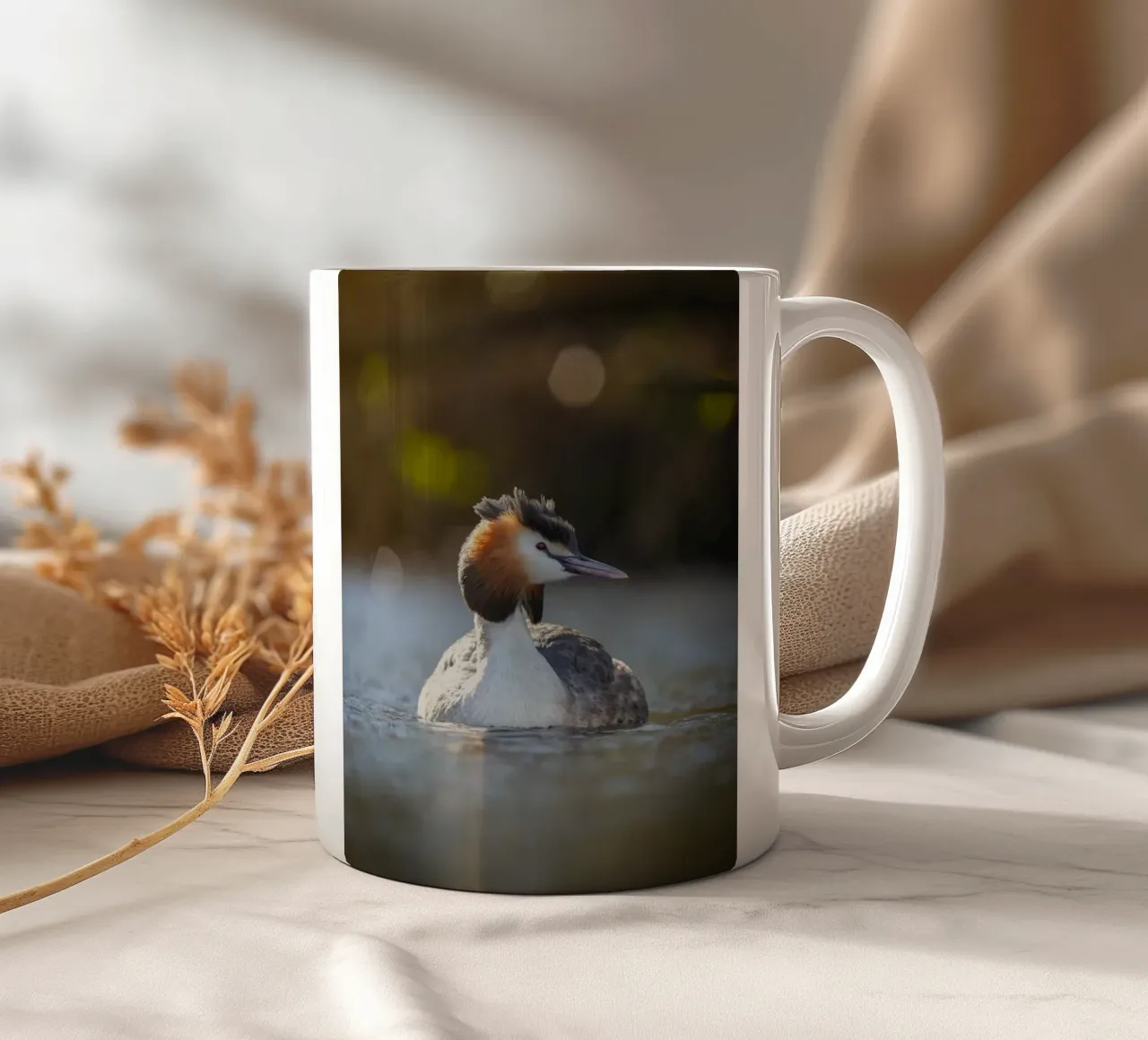 Crebe tazza in ceramica da Tom's Wildlife