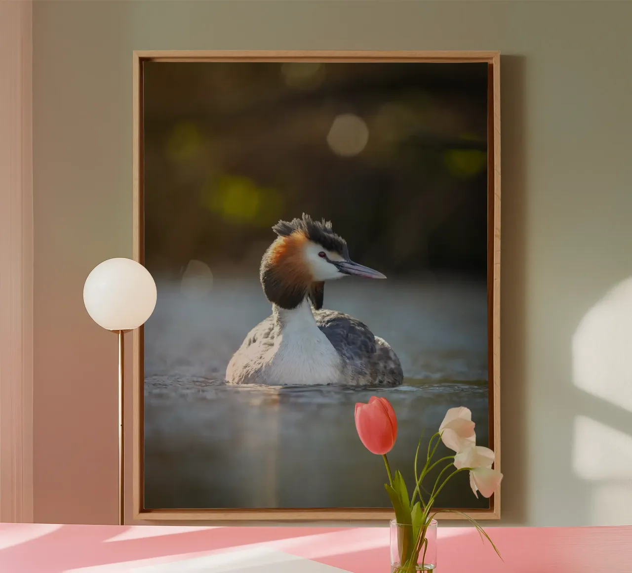 Crebe canvas by Tom's Wildlife