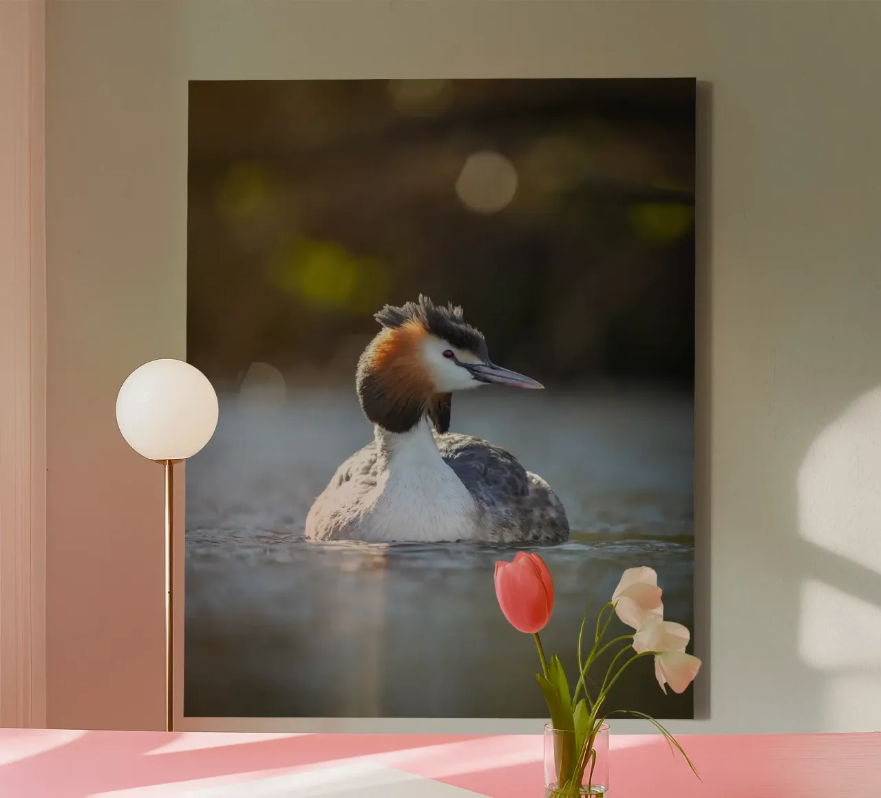 Crebe canvas by Tom's Wildlife