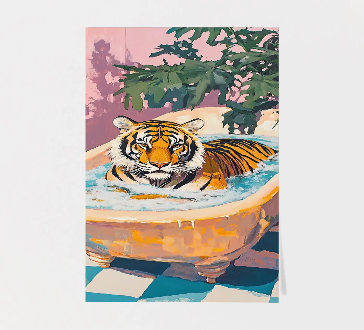 Tiger sticker sheet by Nikis Art Studio