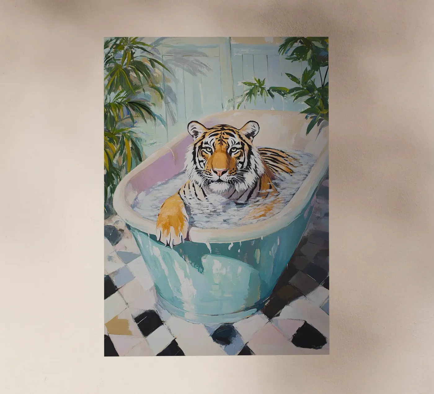 Tigre pellicola backlit da Nikis Art Studio