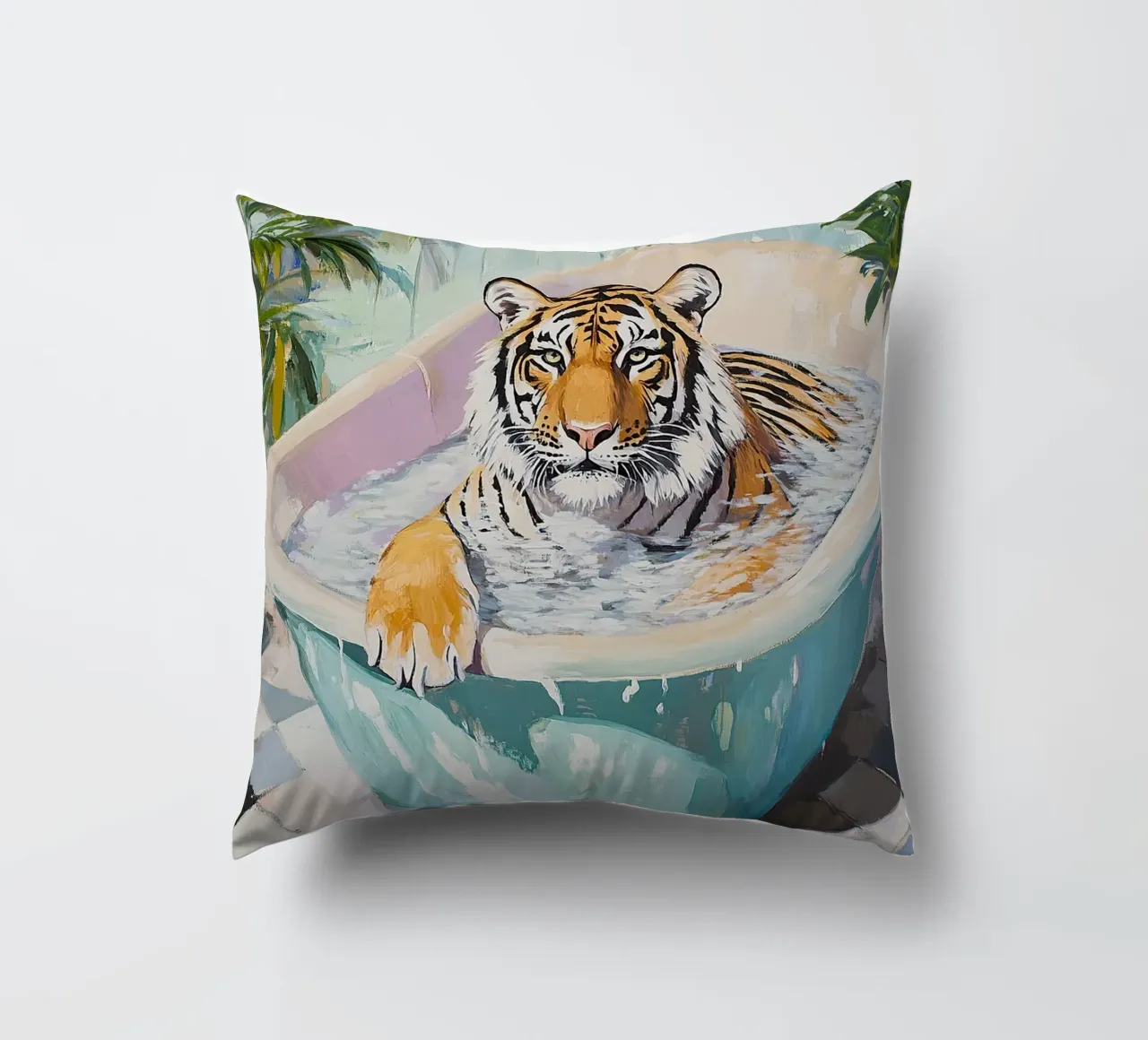Tigre cuscino da Nikis Art Studio