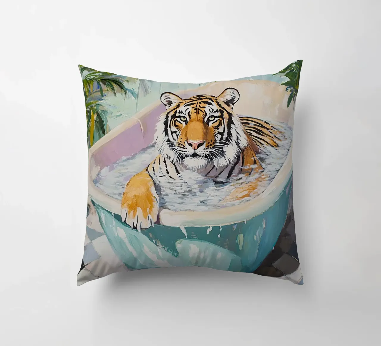 Tigre cuscino da Nikis Art Studio