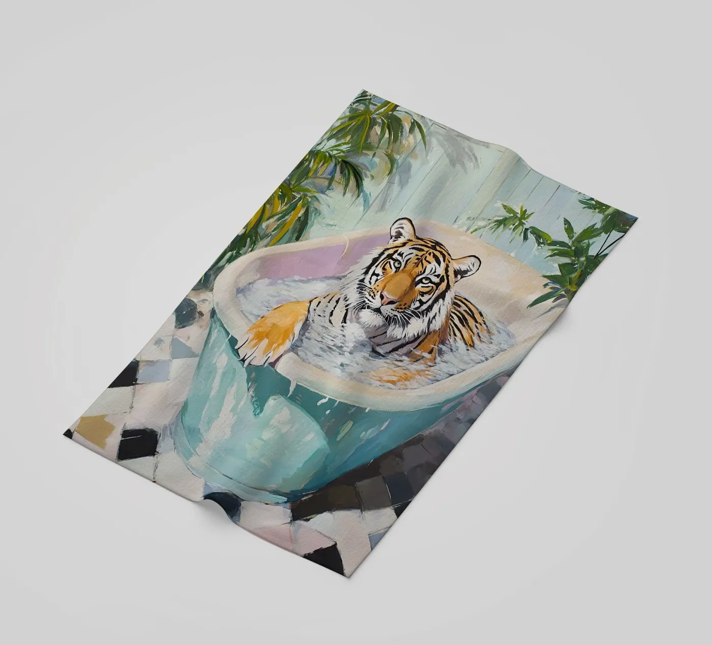 Tiger telo mare da Nikis Art Studio