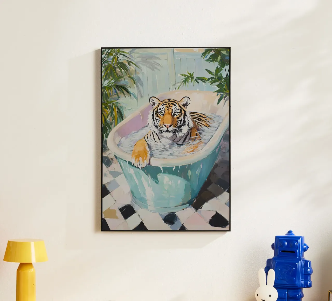 Tigre alluminio dibond da Nikis Art Studio