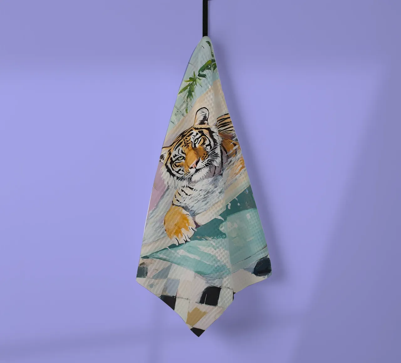 Tigre canovaccio da cucina da Nikis Art Studio