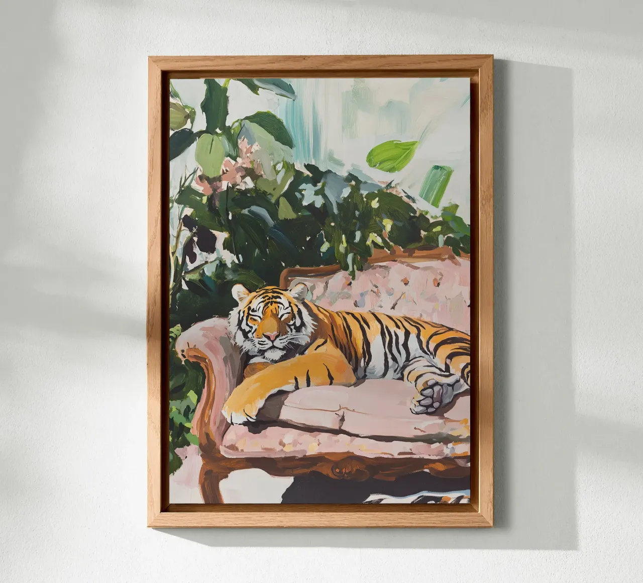 I brividi della tigre alluminio dibond da Nikis Art Studio