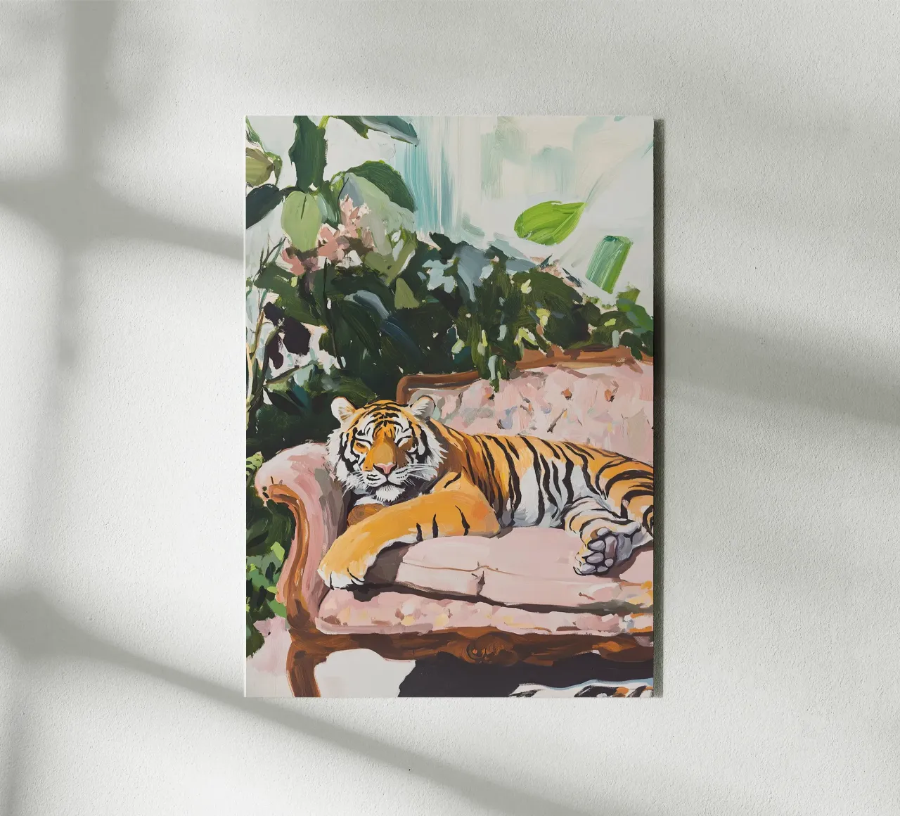 I brividi della tigre alluminio dibond da Nikis Art Studio