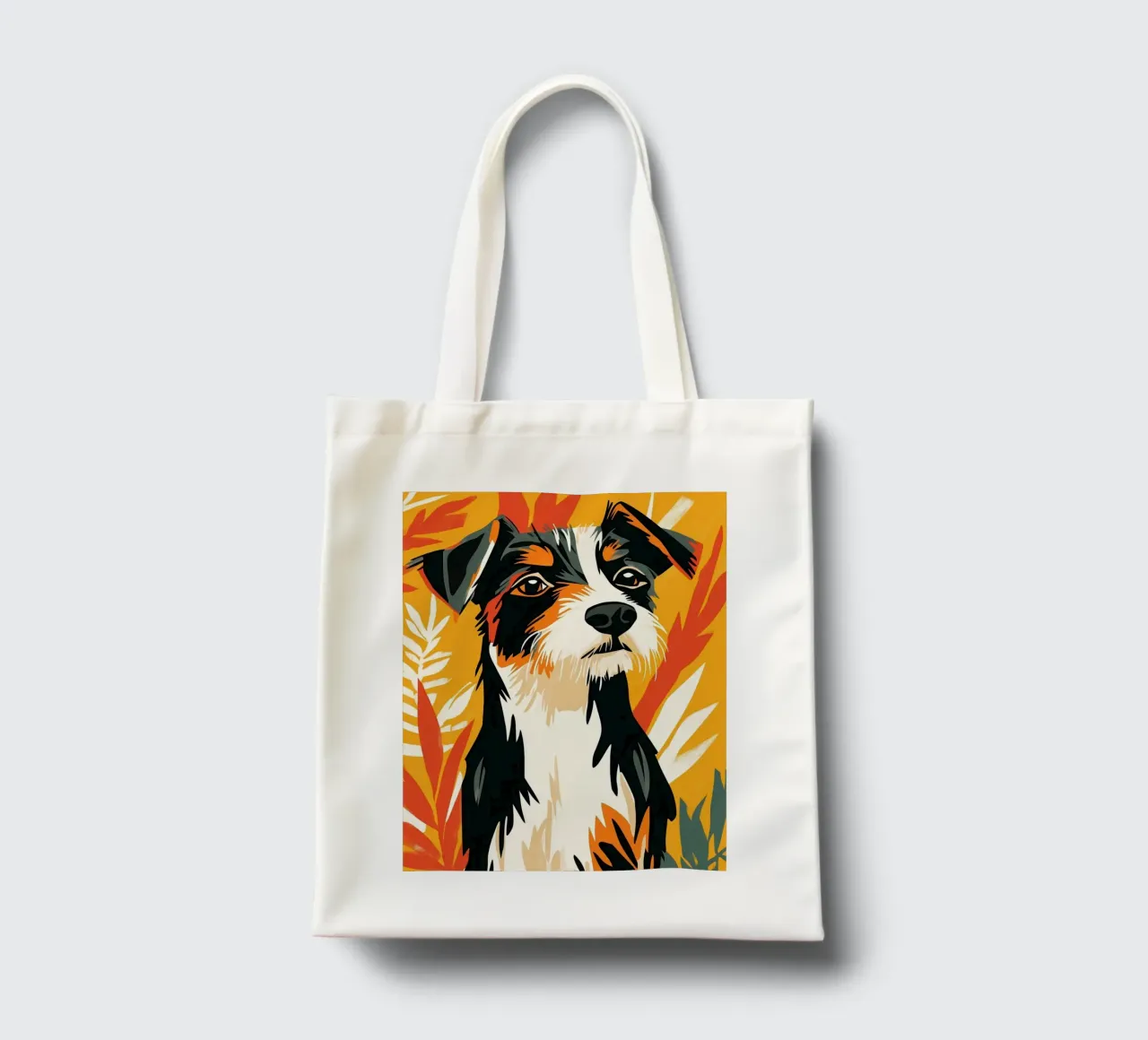 Rough-haired Parson-Russel Dog | Hunde-Portrait tote bag de Autofocus